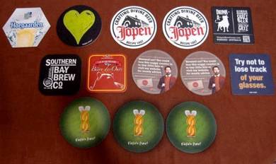 World Beer Coasters (13 Pcs) - Set D