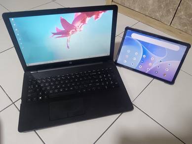 laptop HP... tablet infinix..