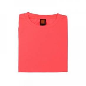 T Shirt Round Neck Microfibre Plain Unisex QD04XX