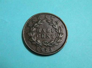 Half (1/2) cent Sarawak 1879 [Kod : A14289]