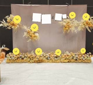 Wedding Backdrop Flower Decoration Set | Used Once
