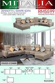 Quality Big Set L-Shape Sofa Set | Sofa Murah Sale