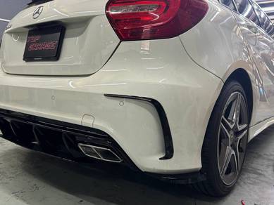 A Class W176 Amg A45 Rear Bumper Canard Bodykit