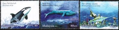 2015 Endangered Marine Life Malaysia Stamp UM
