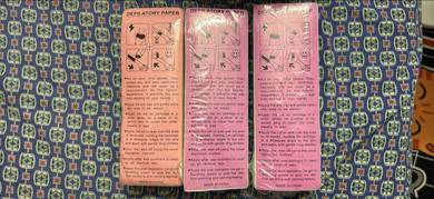 depilatory paper 3pack