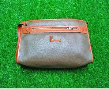 Lancel Paris Original leather clutch bag