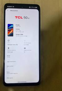 TCL 50 SE 6gb/256gb.Skrin 90Hz 6.78".Camera 50mp.