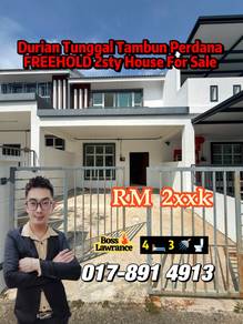 2-storey Terraced House For Sale in Durian Tunggal,MLK