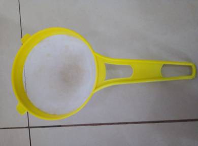 Big Yellow Plastic Strainer