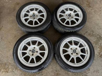 Rim second 15 TC105X siap tayar myvi gm6 saga axia