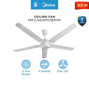 Midea 56" 5 Blades CEILING F4N MFC560M0BMW WHITE