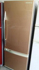 Refrigerator Panasonic Gold Fridge Peti Ais Sejuk