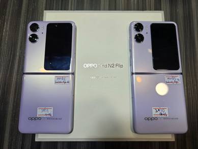 OPPO Find N2 Flip 5G 16GB Ram 256GB Dual - Fullset