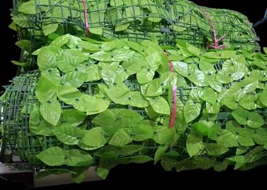 Artificial Green Leaf Wall Panel