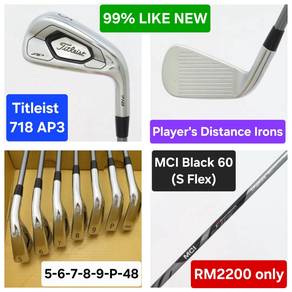 99% NEW - 7 pcs Titleist 718 AP3 (MCI) S
