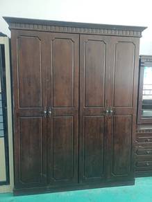 Almari 4 Pintu Kayu Solid