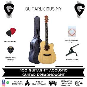 Roc Guitar 41 inch Dreadnought Acoustic Guitar