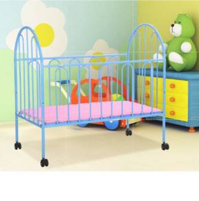 Blue Baby Cot Multifunctional Roller Katil Bayi