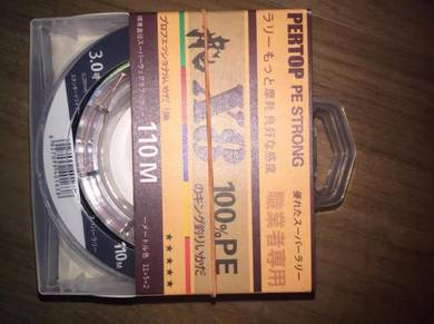 Pertop 8 braided with 1meter 1 color, 10lb/20lb/3