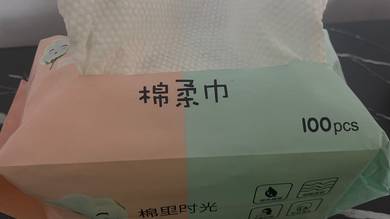 Disposable Cotton Face Towel (100pcs)