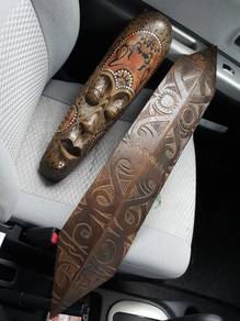 (B47) Solid Wood Craft Wall Decoration