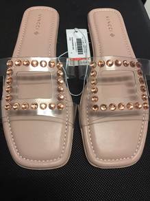 Slide On Flat Sandals