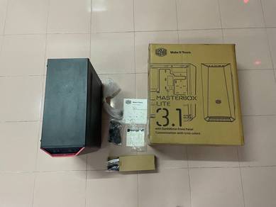 Cooler Master MasterBox Lite 3.1 PC Case with PSU