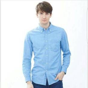 Uniqlo Denim Slim Fit Long Shirt