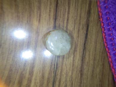 Ring stone and necklace