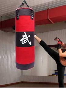 MMA Exercise Boxing Sand Punching Bag With Gloves