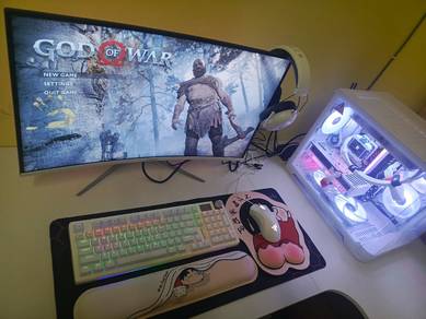 PC gaming fullset rtx 5060 ti white spec