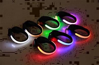 Safety LED Kasut Shoe Light Clip For Jogging