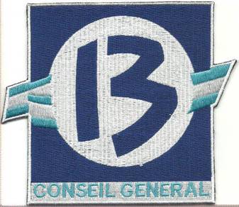 LE CONSEIL GENERAL DES BOUCHES-DU-RHONE BLUE Patch