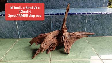kayu untuk tank aquascape set 2pcs