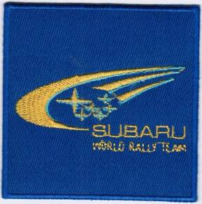 Subaru World Rally Team Car Motorsport Patch Badge