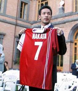 Rare perugia jersey nakata 7 jersey tribute fans