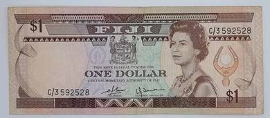 Fiji 1 Dollar 1980 - Pick P76a   vf