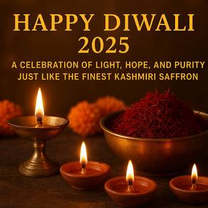 Celebrate Diwali with the Golden Touch of Kashmiri