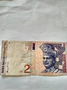 Malaysia RM 2. 8th Series Vintage
