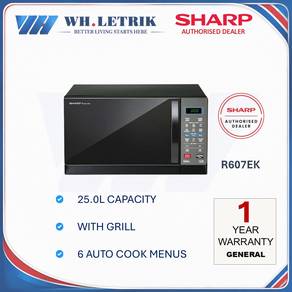 Sharp 25.0L Microwave Oven with Grill