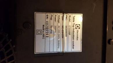 Electrolux Induction Cooker