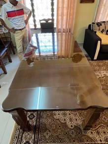 KACA JENIS ALAS MEJA l table glass top install