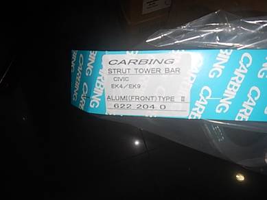 Carbing Alumi 3 Point Front Strut Bar EK9 EG6 DC2