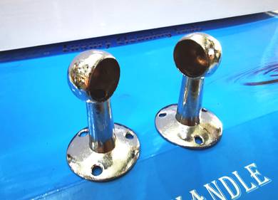 Chrome pipe holder CH 02/ Towel rack pipe holder