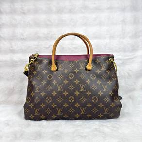 Authentic LV Brown Monogram Canvas Pallas MM
