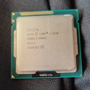 Intel cpu i3 3220 + cooling fan + graphic card.