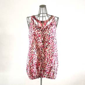 DKNY Floral Blooming Sleeveless Top