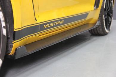 Ford Mustang 2015 Carbon Trim Side Skirt Lip