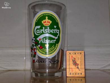 Carlsberg world cup 1990 glass