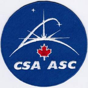 Canadian Space Agency CSA Badge Iron On Patch